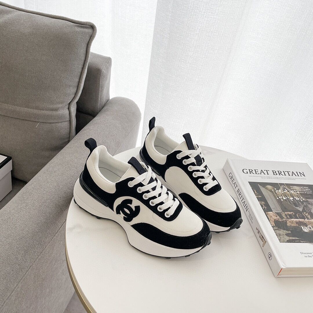 New Sneakers Leather Platform Casual Shoes 1024031409