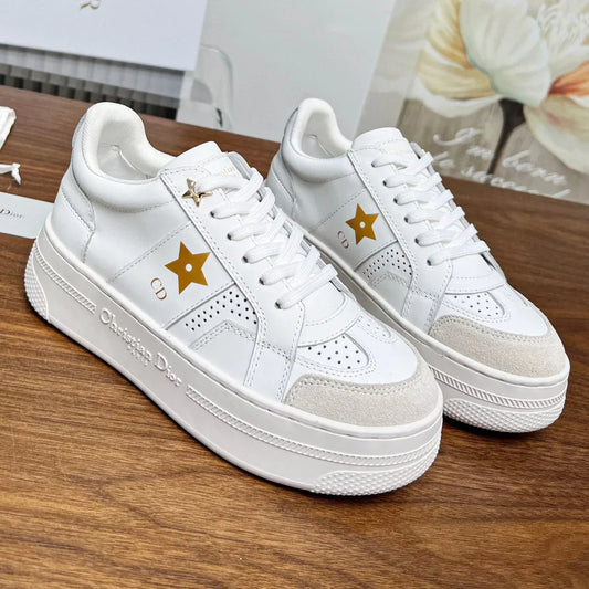 New Thick soled Sports White Shoes 1024103002