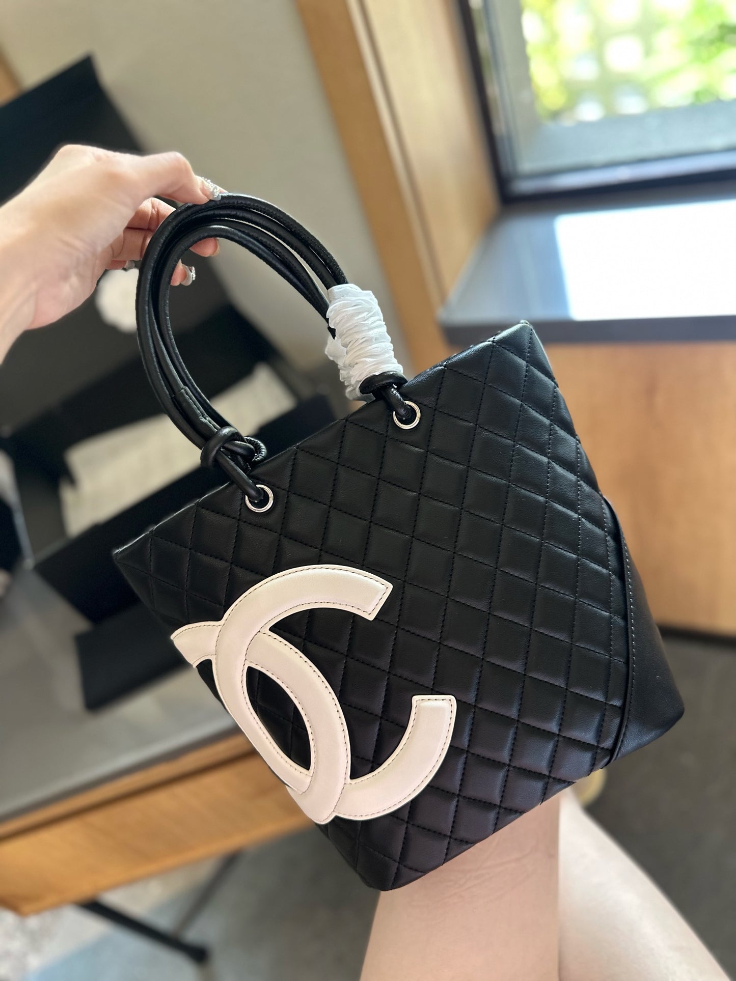 CNL Cambon Line CC logos hand tote bag 1824061201