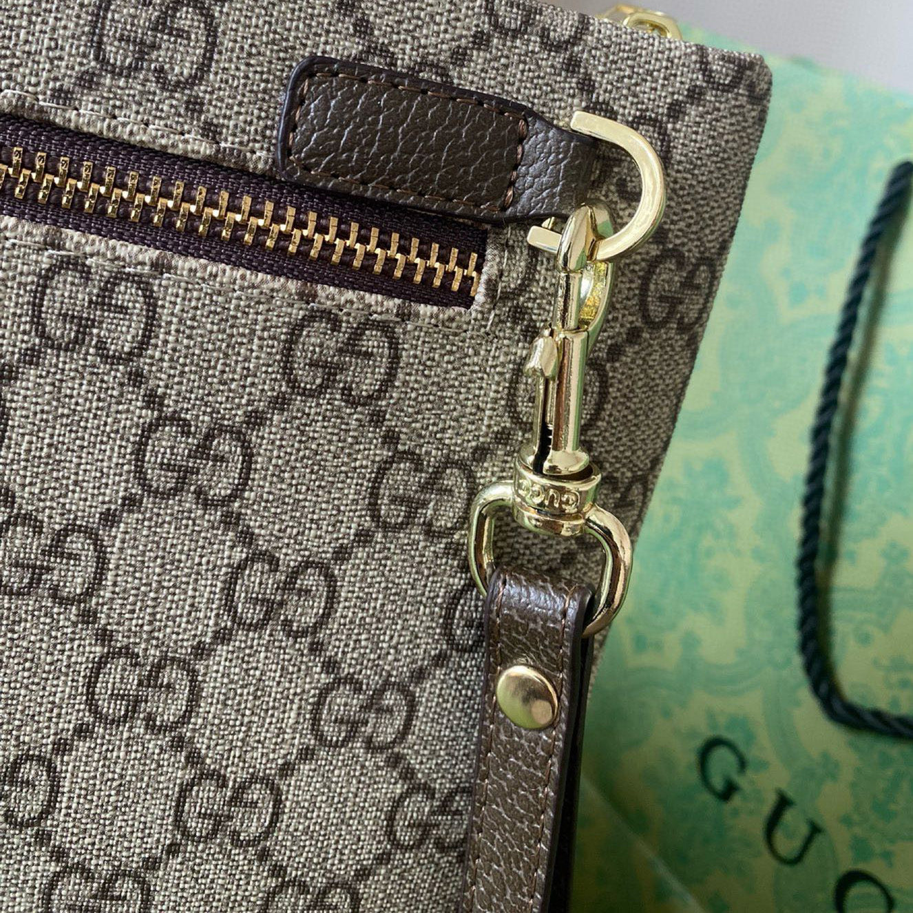 G print men's clutch bag 1824062602