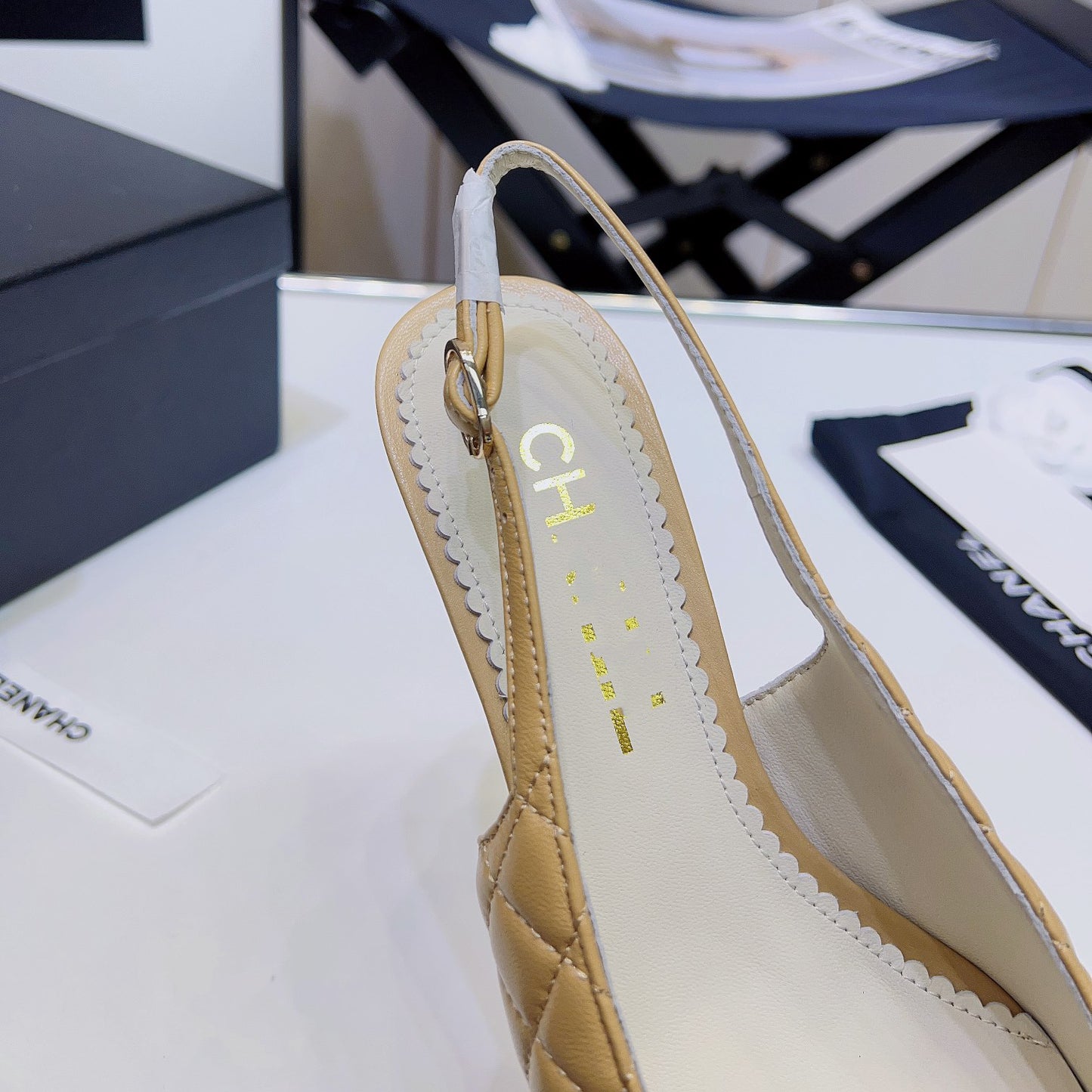 Pointed toe rhombus chain small high heel sandals XC16062303