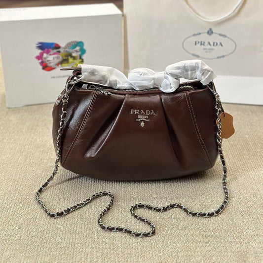 PR New Cowhide Shoulder Bag XC24101502