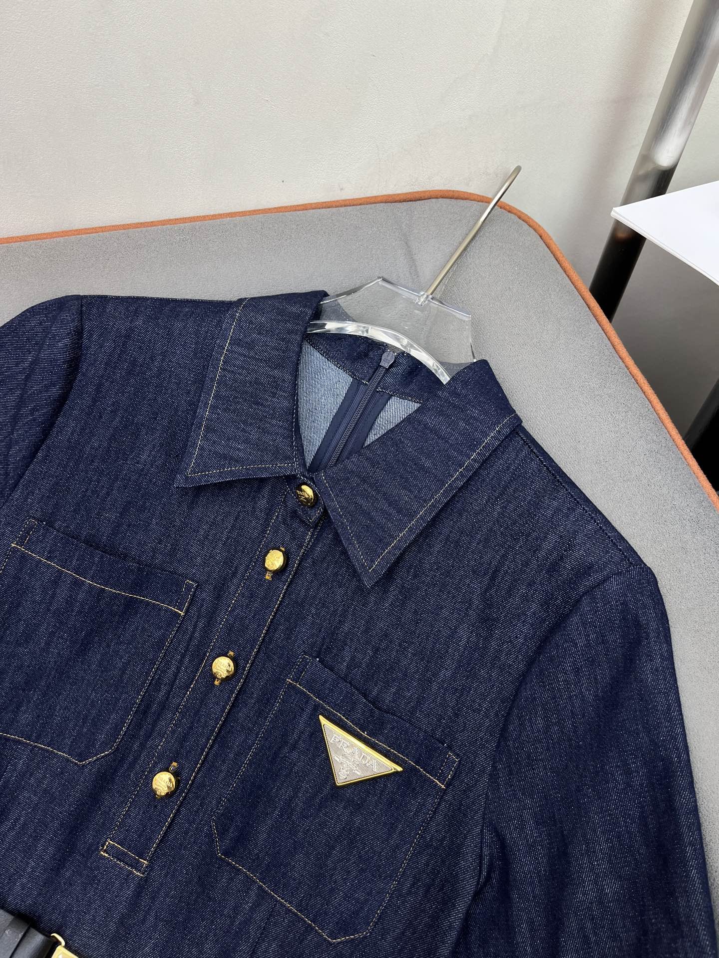 PR Denim shirt dress 1825040815