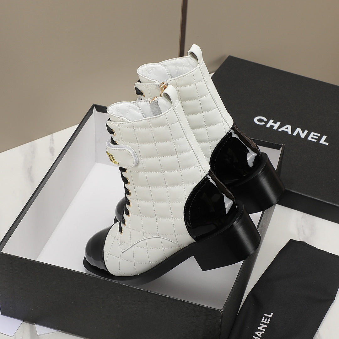 CNL fashion diamond leather short boots Martin boots 0724101706