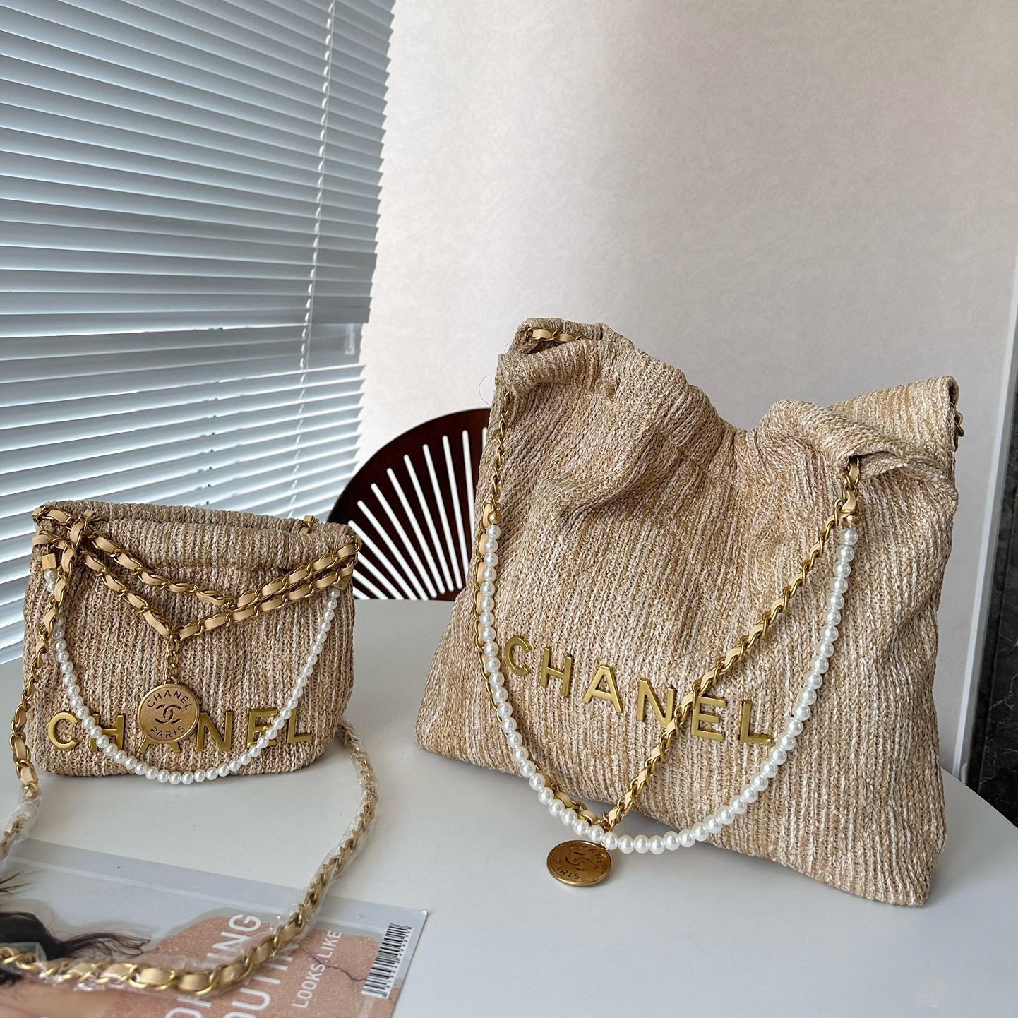 CNL summer woven bag 0724041124