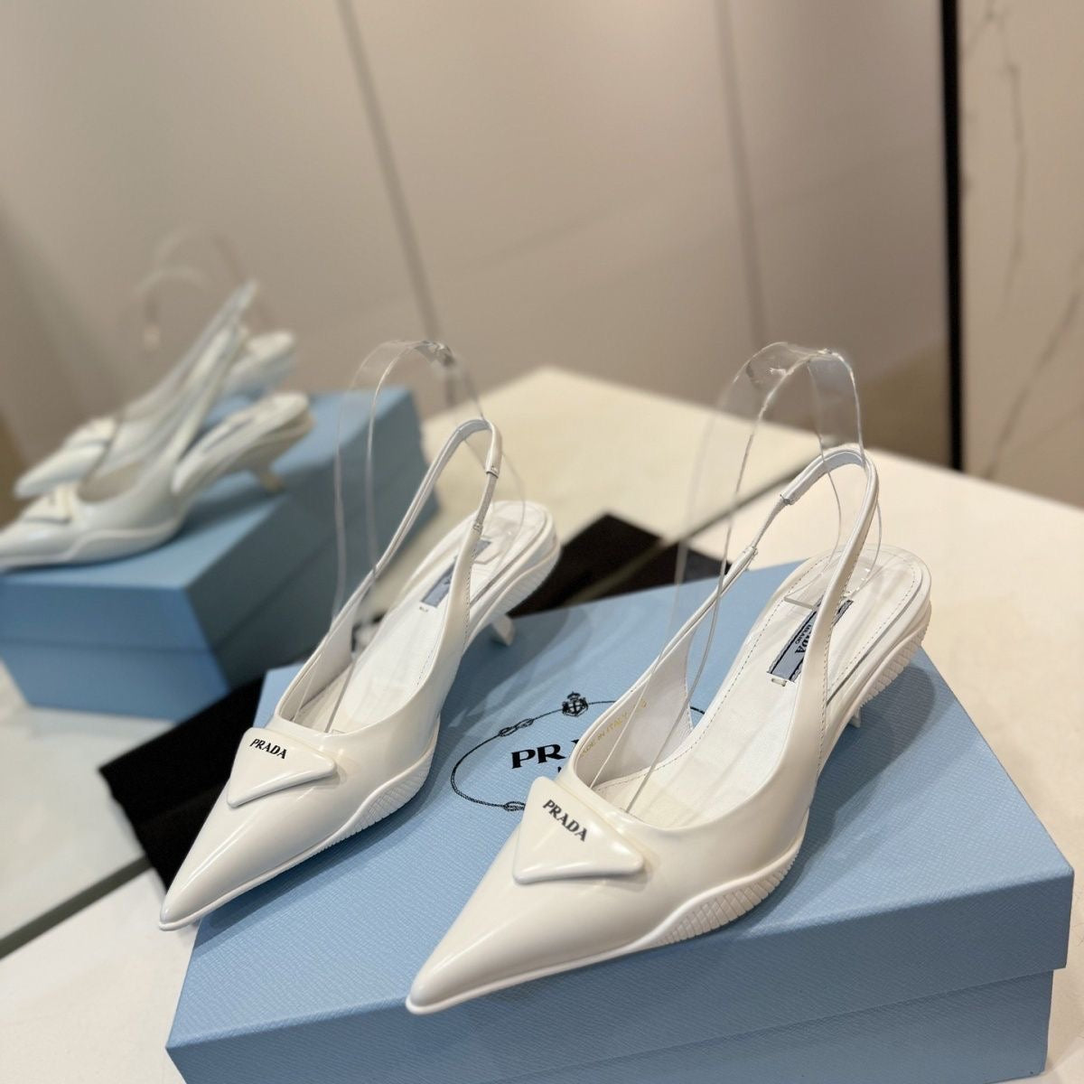 PR Pointed high heel sandals 1824091302