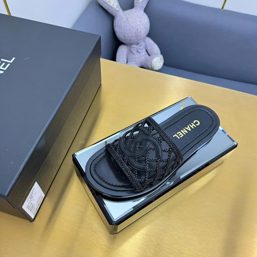 New Fashion Mesh Woven Sandal Flip Flops 1025041702