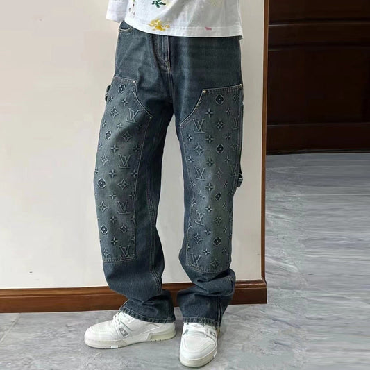 Fashion men's straight leg jeans PD10061907