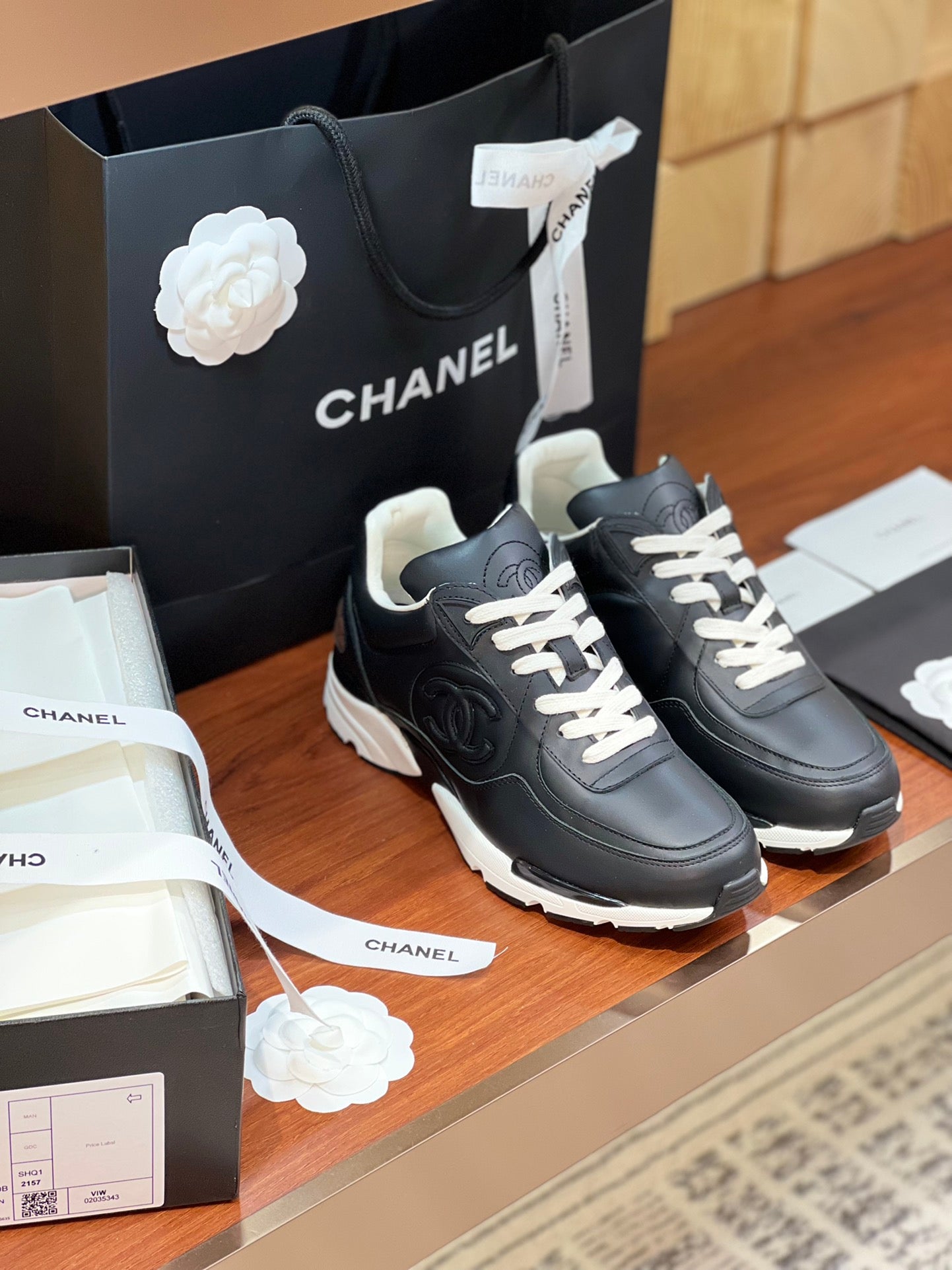 CNL Classic diamond check sneakers and sneakers 0724101117