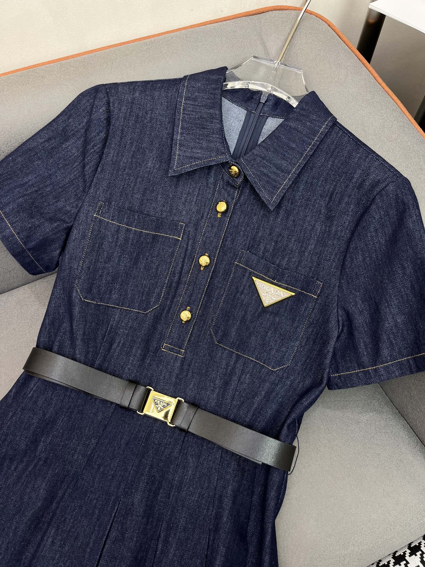PR Denim shirt dress 1825040815
