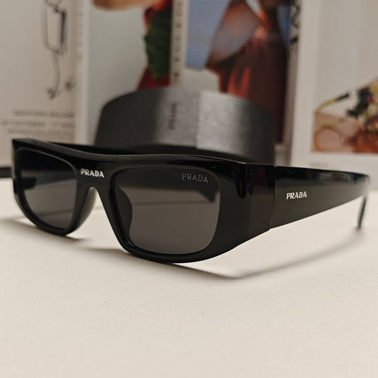 24 new unisex retro rectangular integrated sunglasses 1824042404