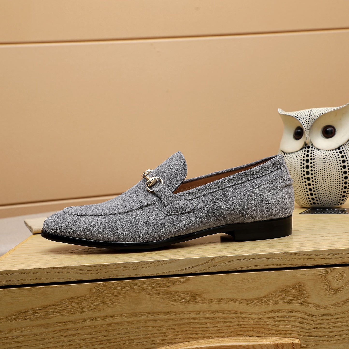 GG Horsebit suede loafers 1825070202