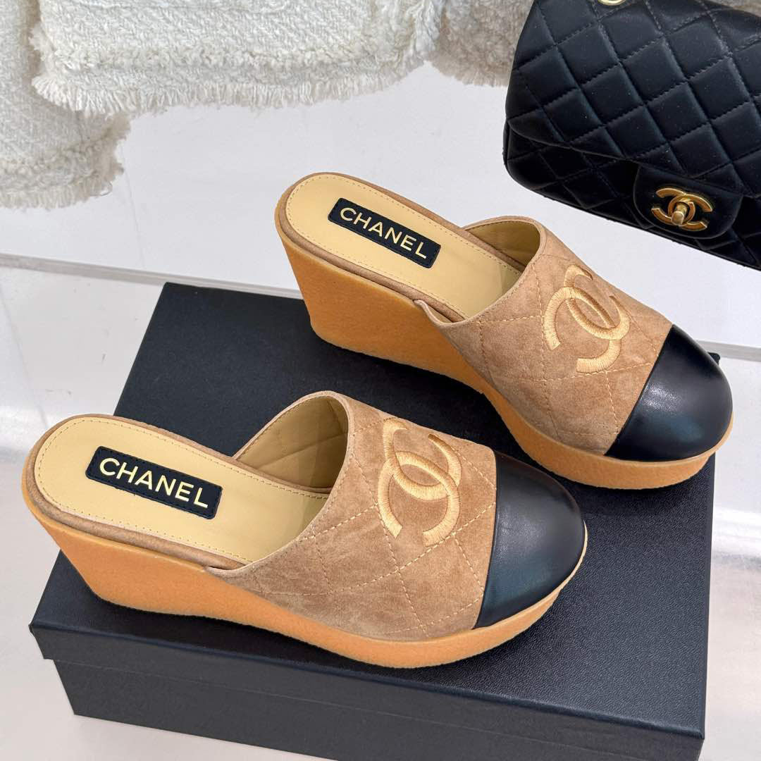 CH Chunky heel platform slippers 1825010703