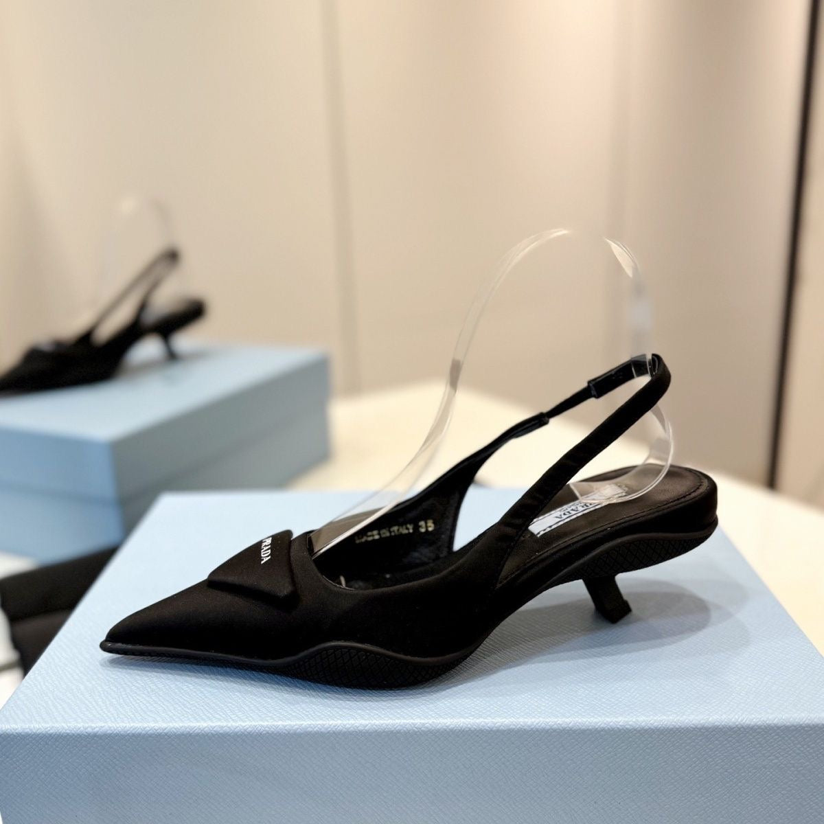 PR Pointed high heel sandals 1824091302