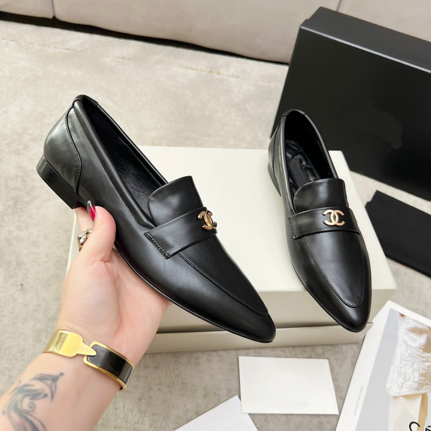 New casual pointed loafers XJ1023101718