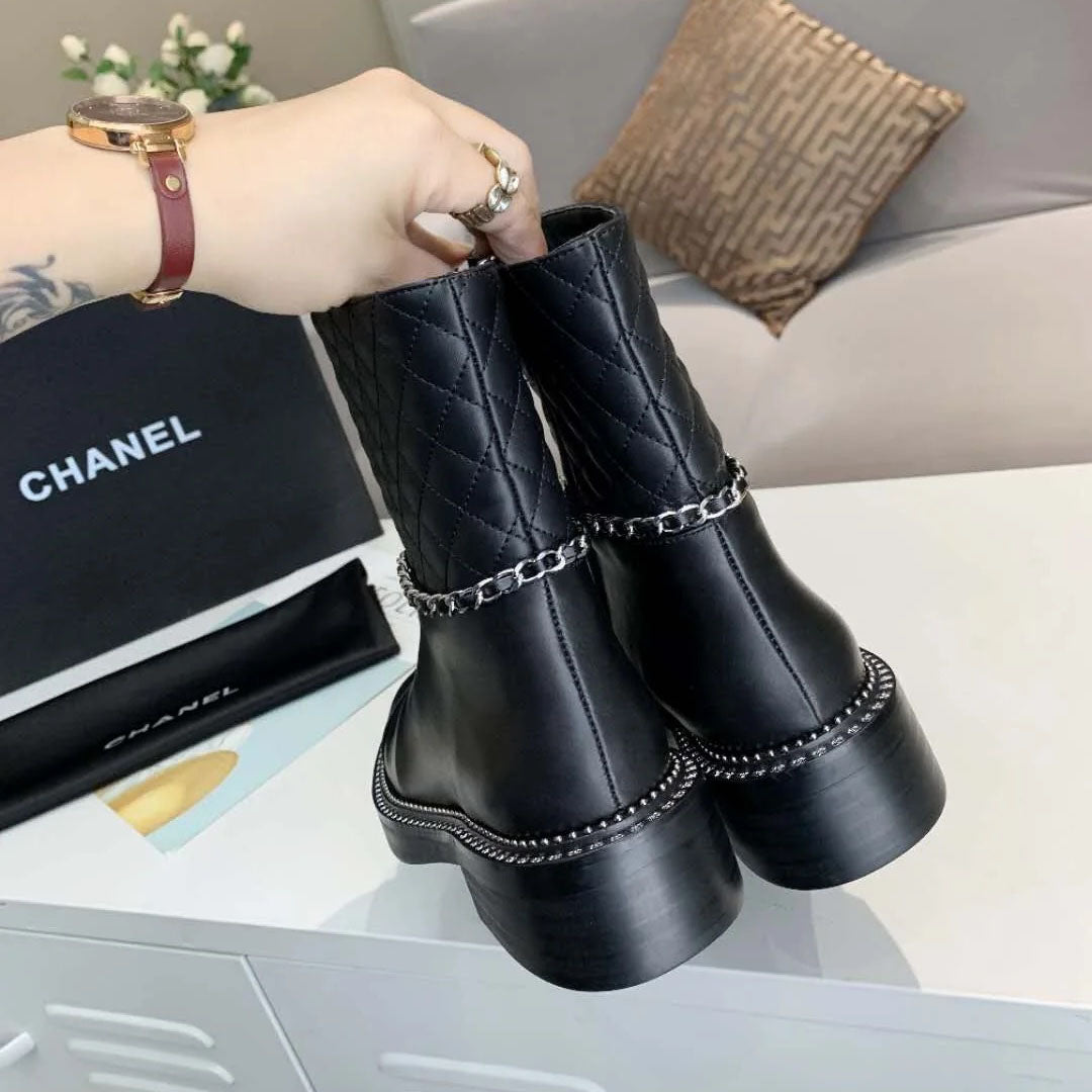 CH New style genuine belt chain boots PD24092320