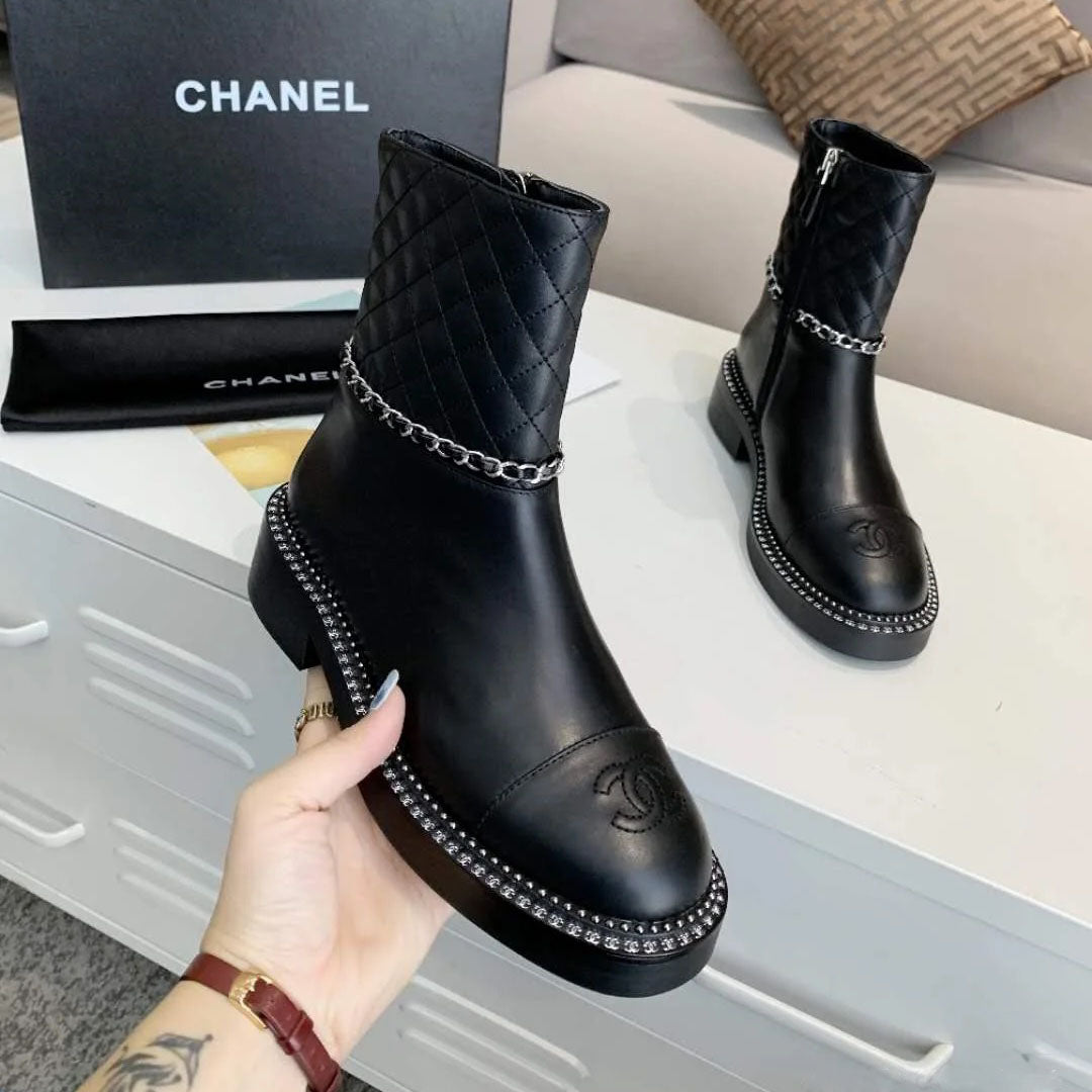 CH New style genuine belt chain boots PD24092320