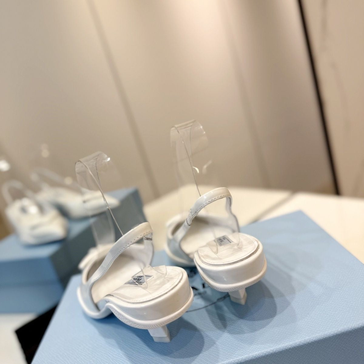 PR Pointed high heel sandals 1824091302