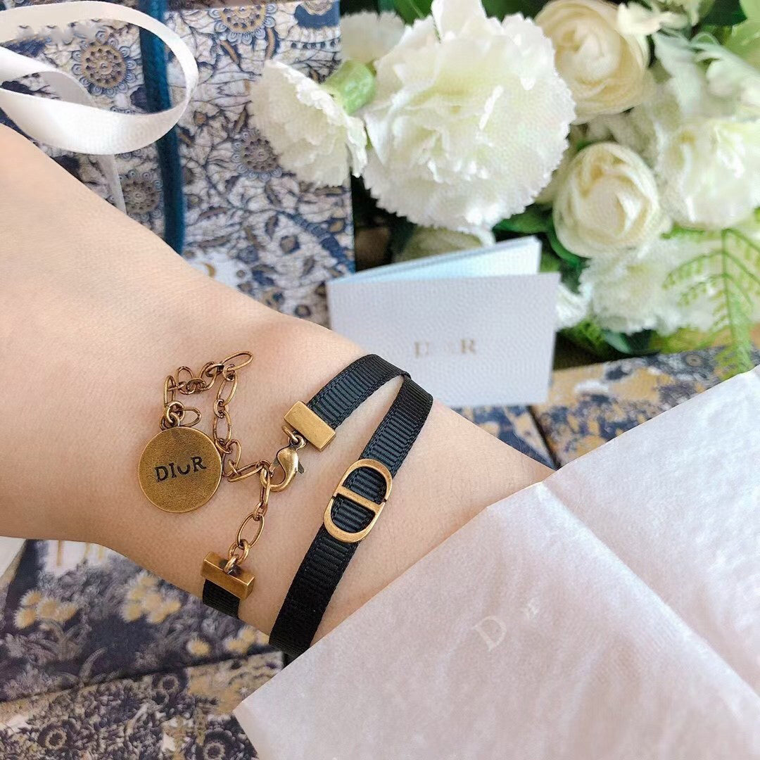 Choker CD Black Web Necklace Necklace XC1623071708