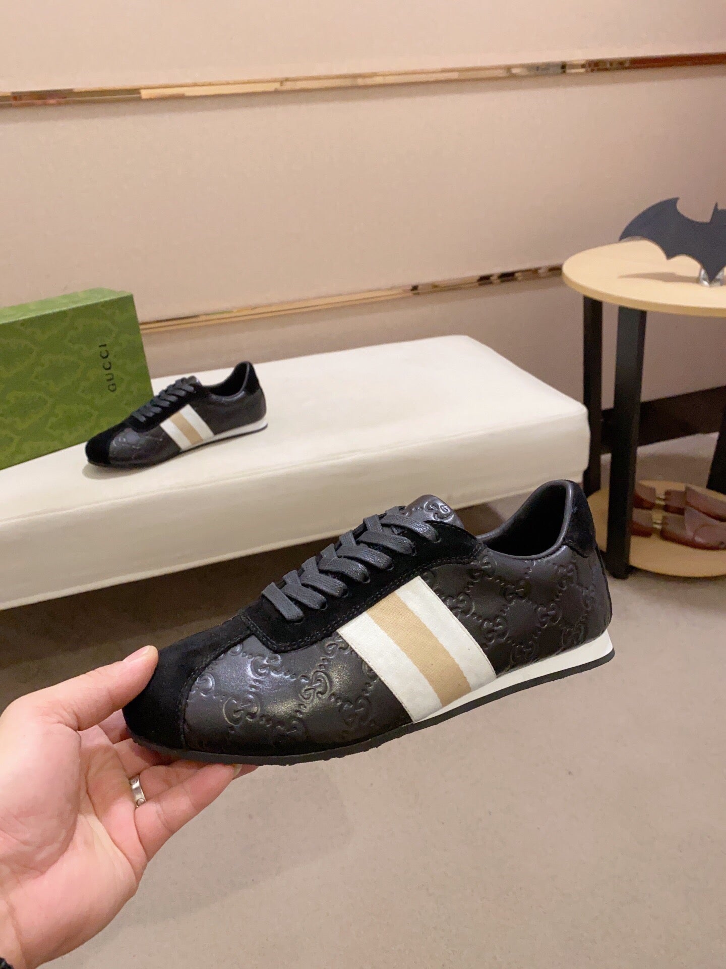 Classic letter presbyopia fashion casual sneakers PD1623071901