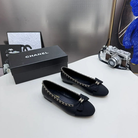 Shallow mouth round head French trend shoes 1025031013