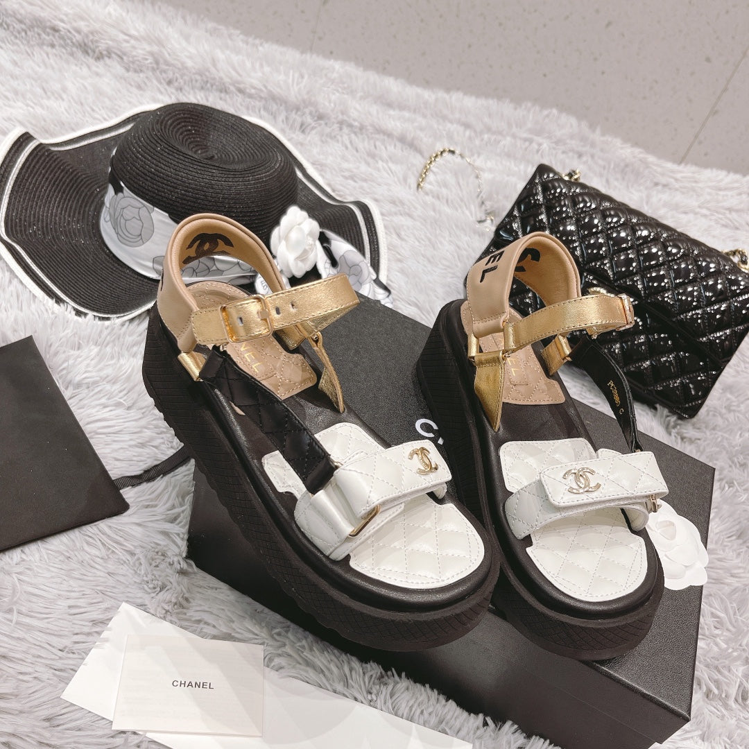 Color Collection platform sandals XC0823072614