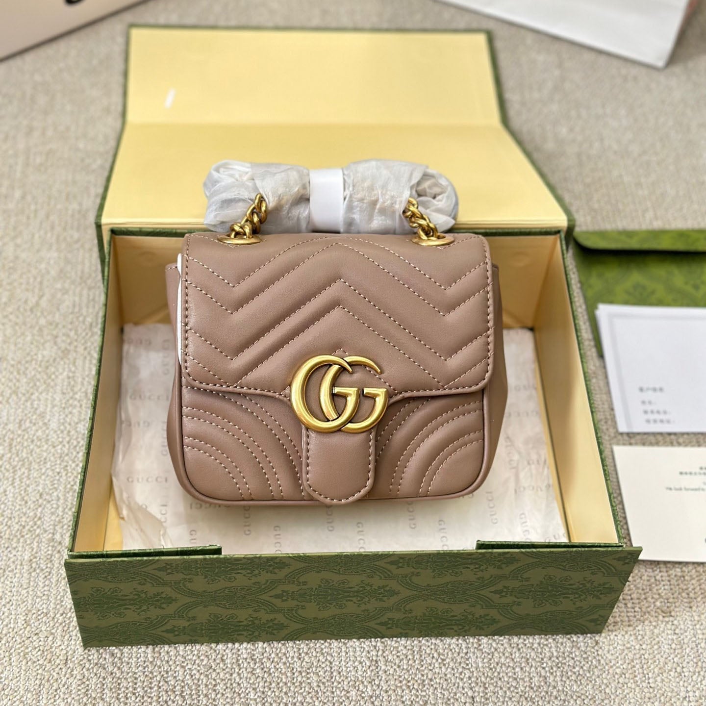 GG Marmont Square Fat Shoulder Bag 1825052309