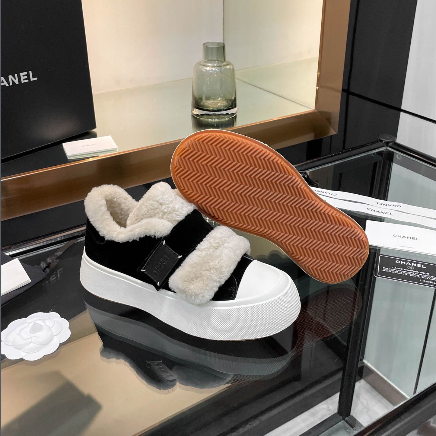 CH 24 new autumn and winter wool sneakers XC24092323