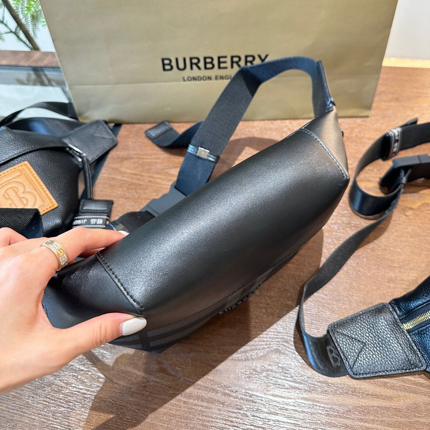 BBR New Full Leather Crossbody Bag XC24092719