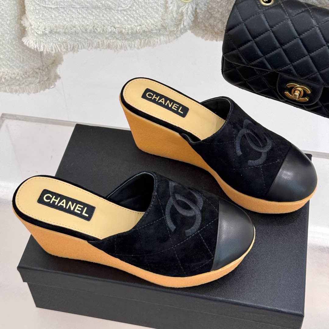 CH Chunky heel platform slippers 1825010703