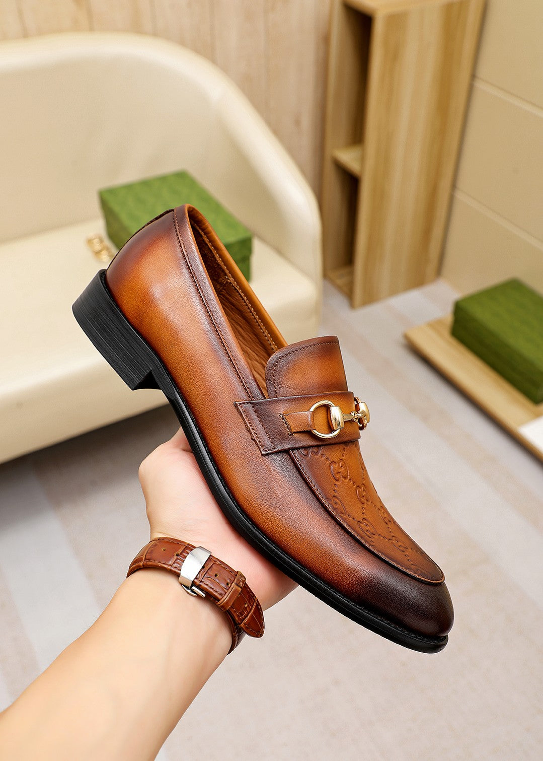 Trendy casual leather shoes XC0123072005