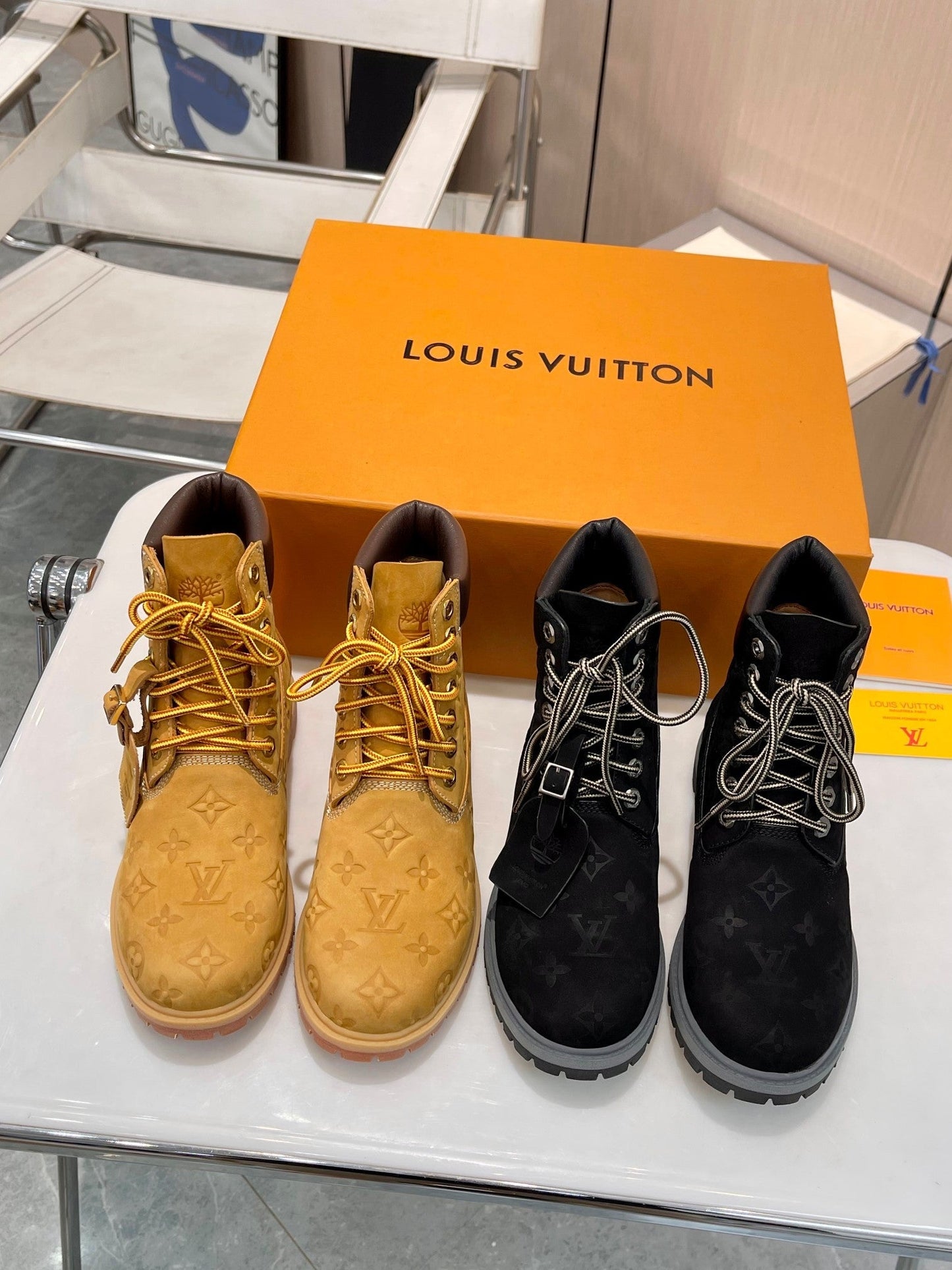 New fashion printed couple Martin boots 0724122601