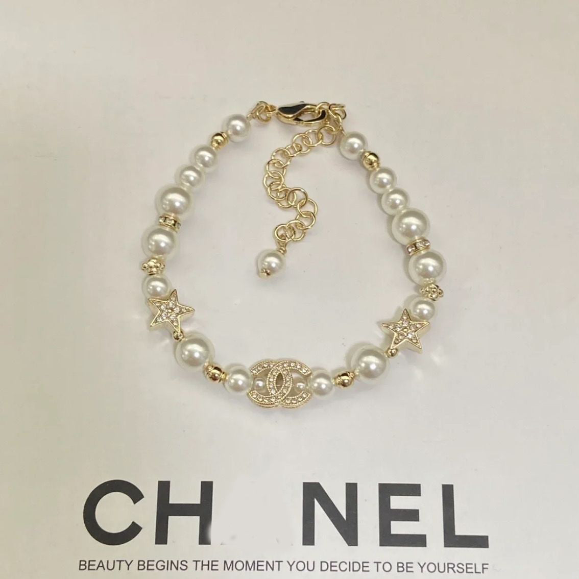 Star Double C Pearl Bracelet PD0823112206