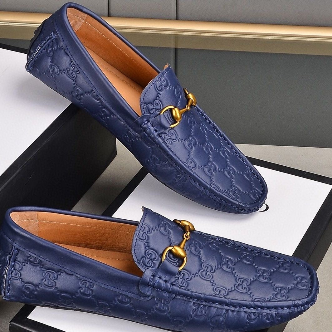 Men's embossed loafers 1824053102