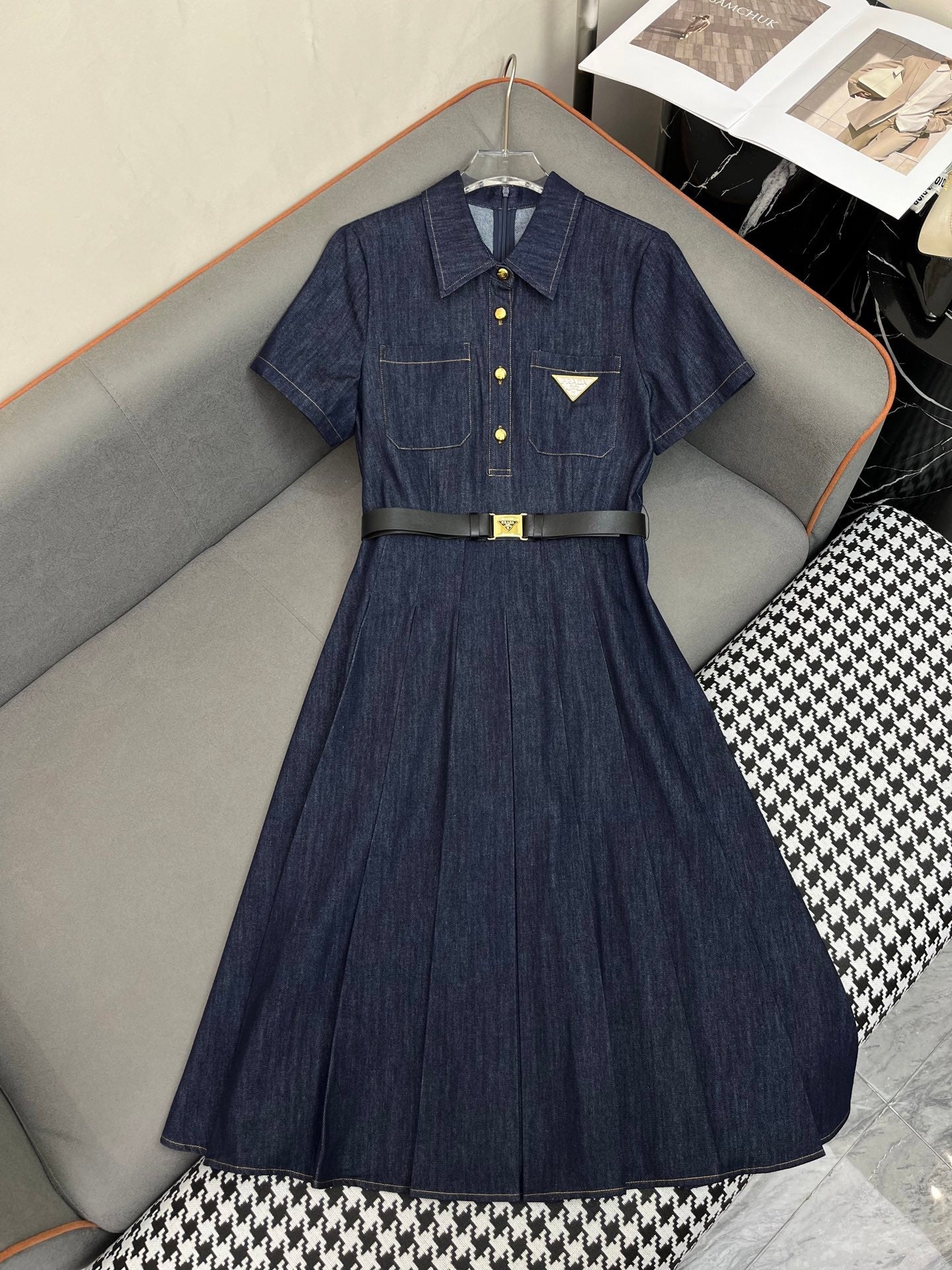 PR Denim shirt dress 1825040815