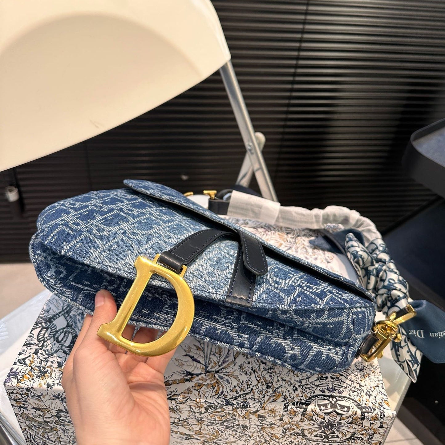 DIO Classic Denim Saddle Bag XC24092436