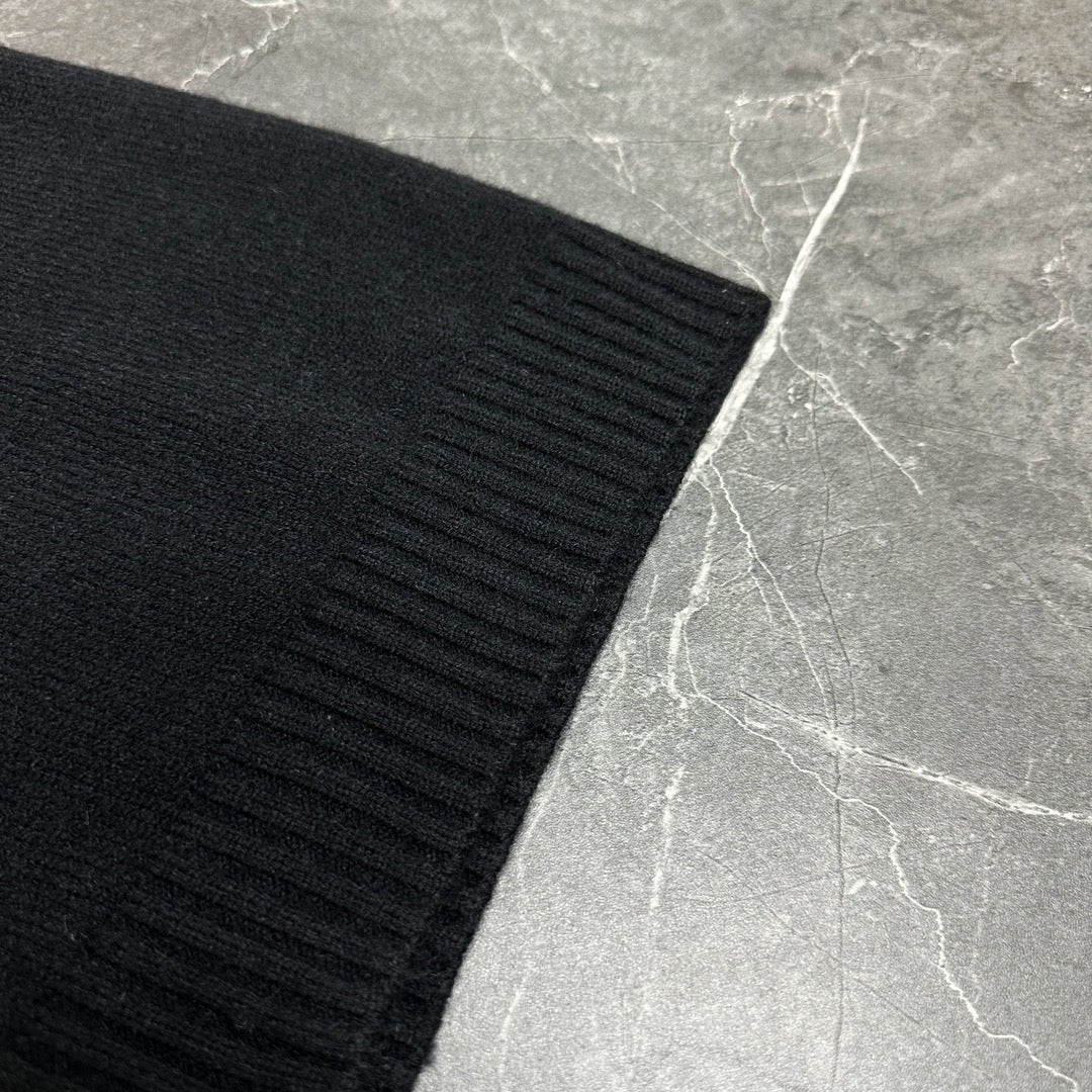 PR Men's embroidered knitted jacket 24120201