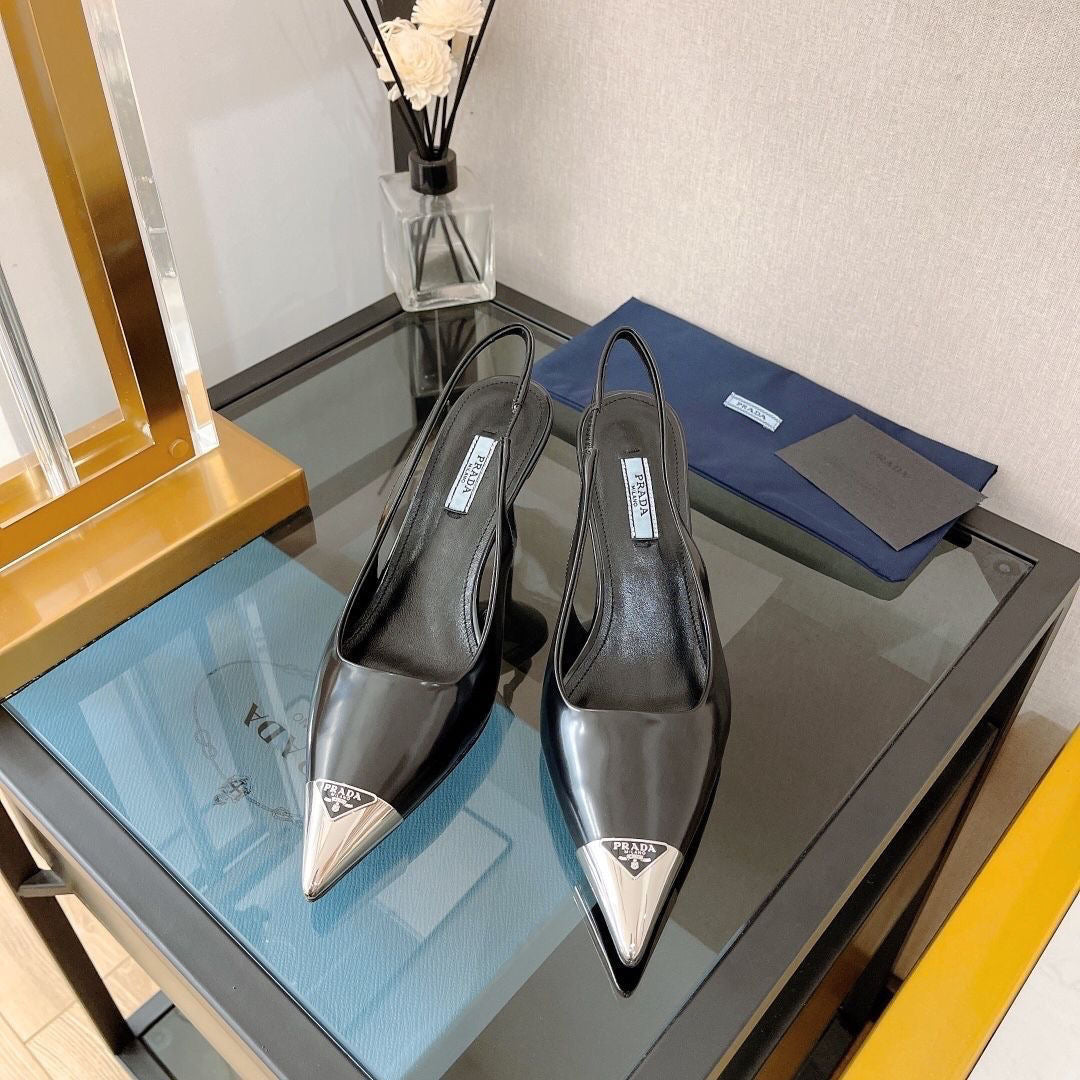 PD fashionable and versatile metal pointed-toe high heels 1824051701