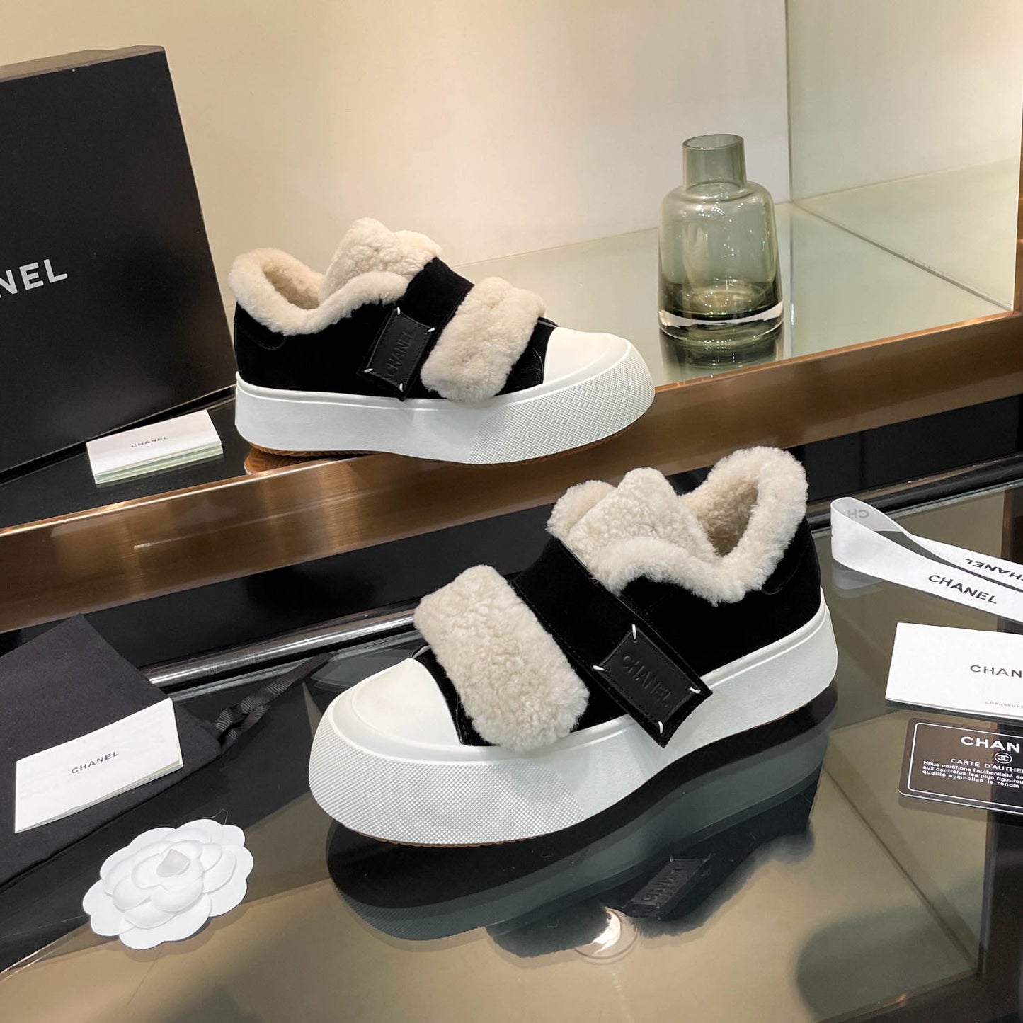 CH 24 new autumn and winter wool sneakers XC24092323