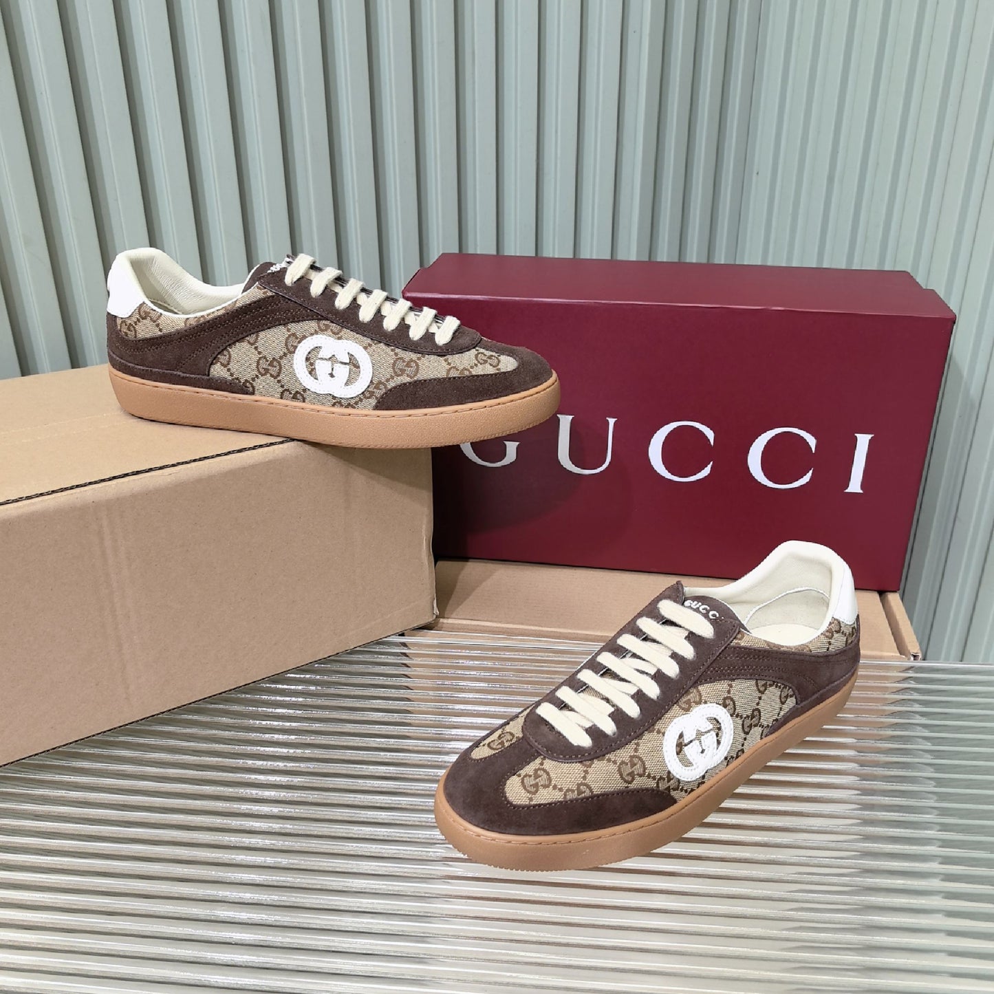 GG Interlocking G74 Dexun shoes 1825040102