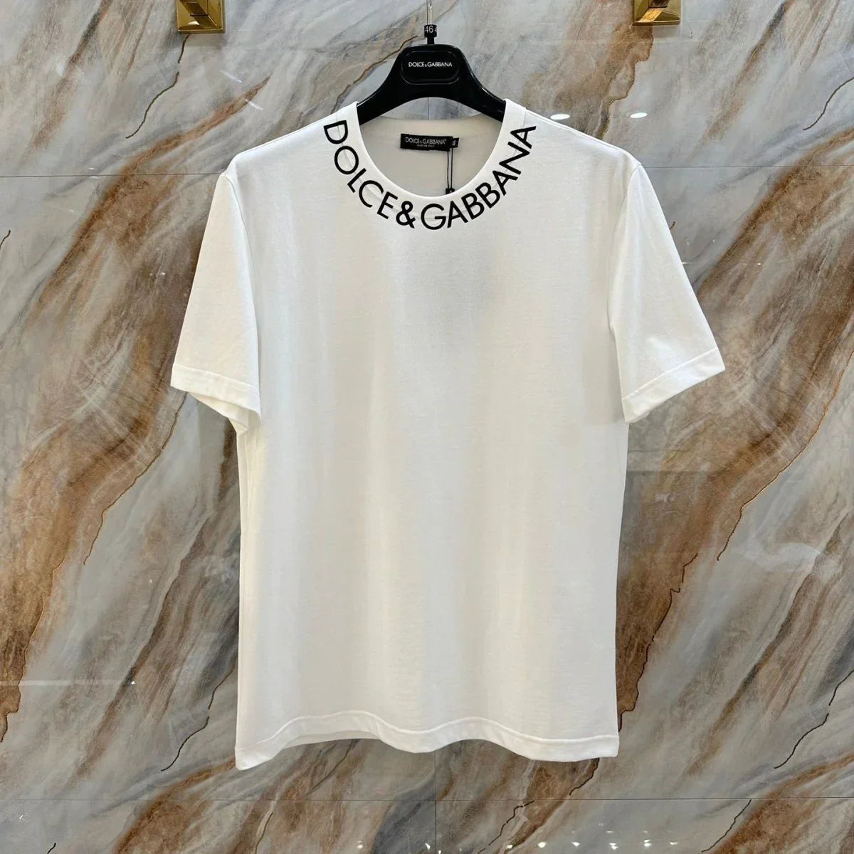 New Simple T-shirt Round Neck Casual Short Sleeve 1024030803