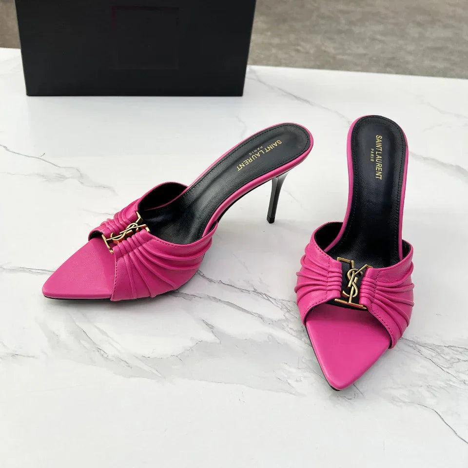 New fashion 9cm high heel sandal slippers 1025031909