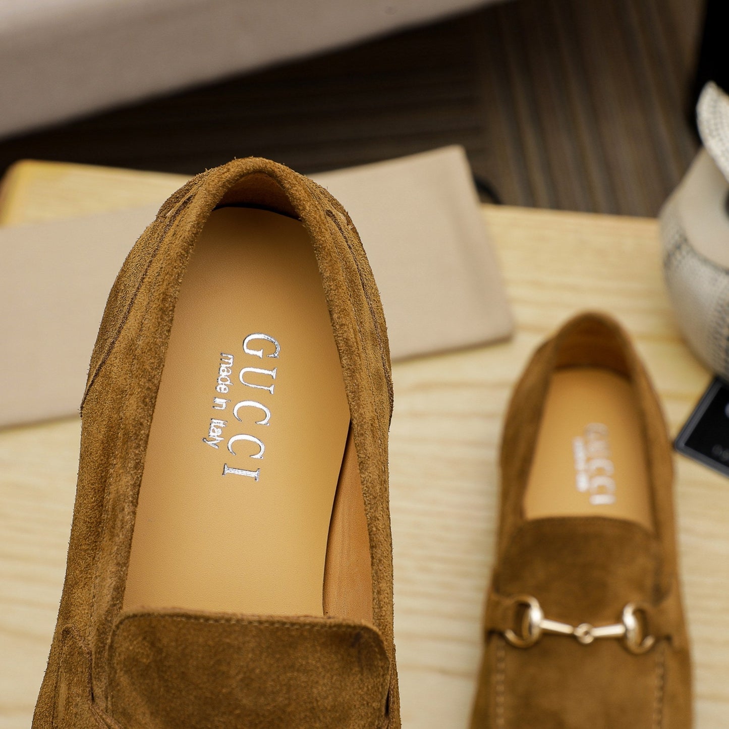 GG Horsebit suede loafers 1825070202