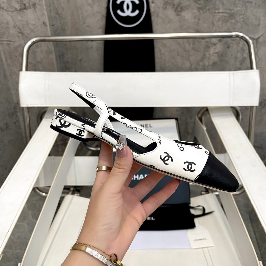 Camellia Print Stylish Classic Flat Sandals XC1623072802