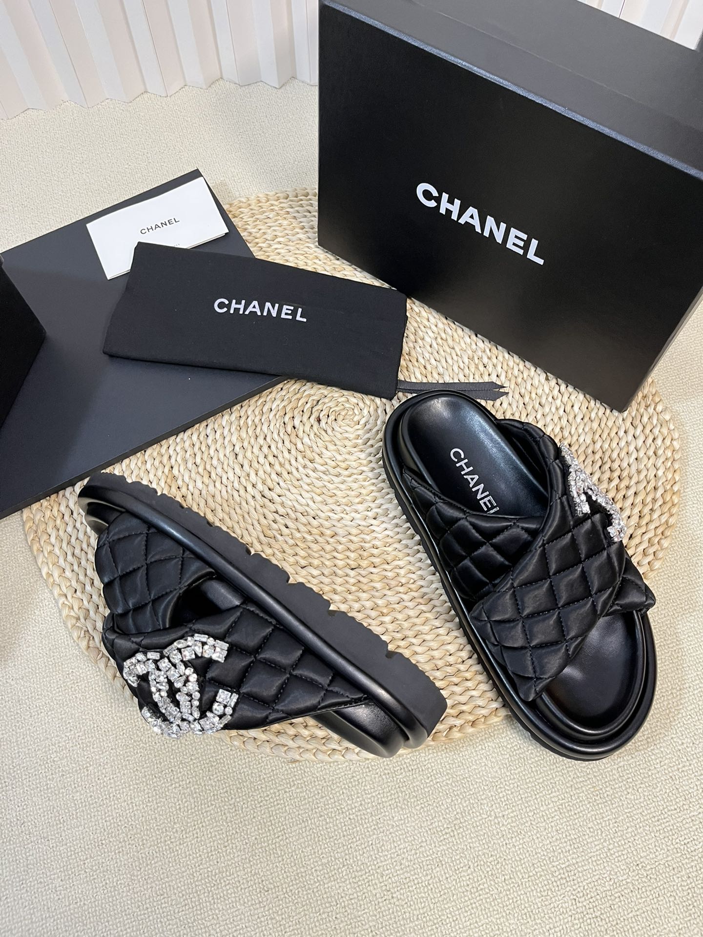 CNL thick-soled Velcro women's slippers 0724042704