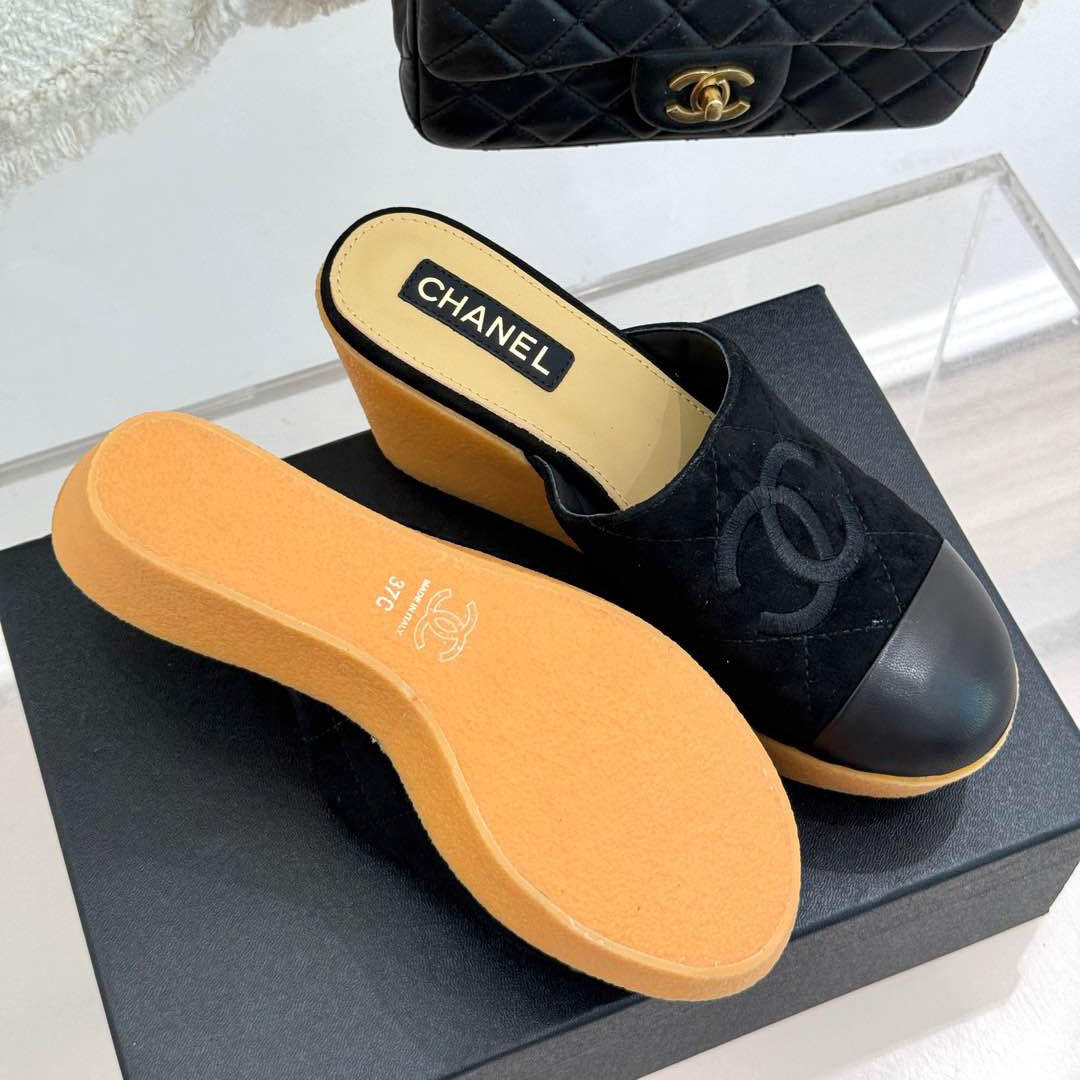 CH Chunky heel platform slippers 1825010703