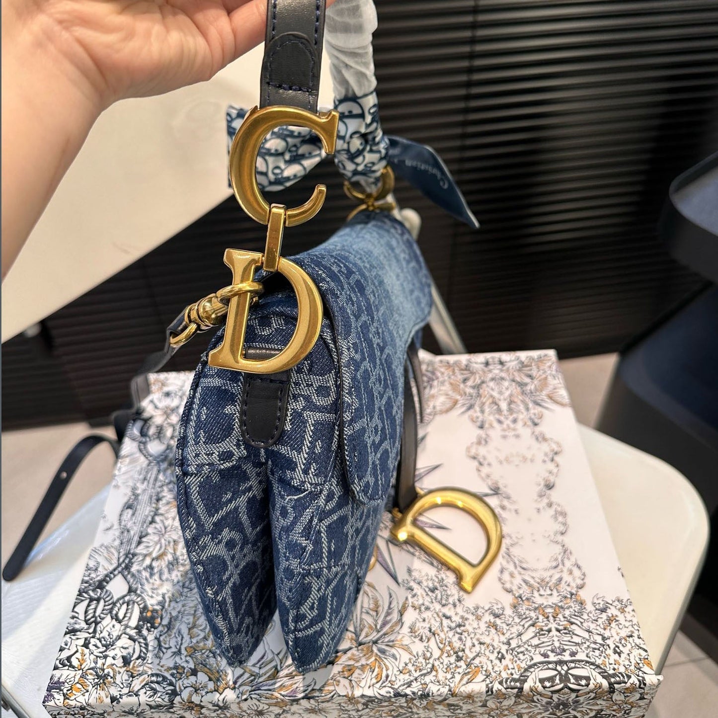 DIO Classic Denim Saddle Bag XC24092436