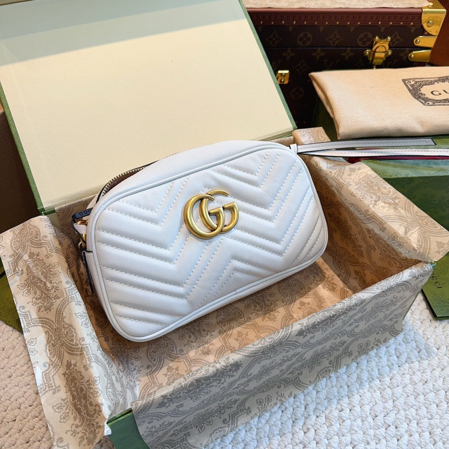 The small Marmont chain shoulder bag 1824050602