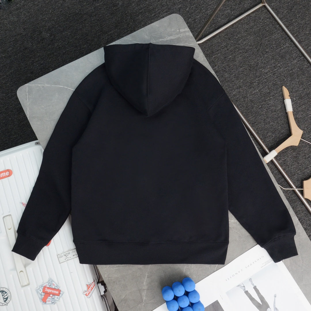 Classic colorful lightning print hooded sweatshirt XC0823091908