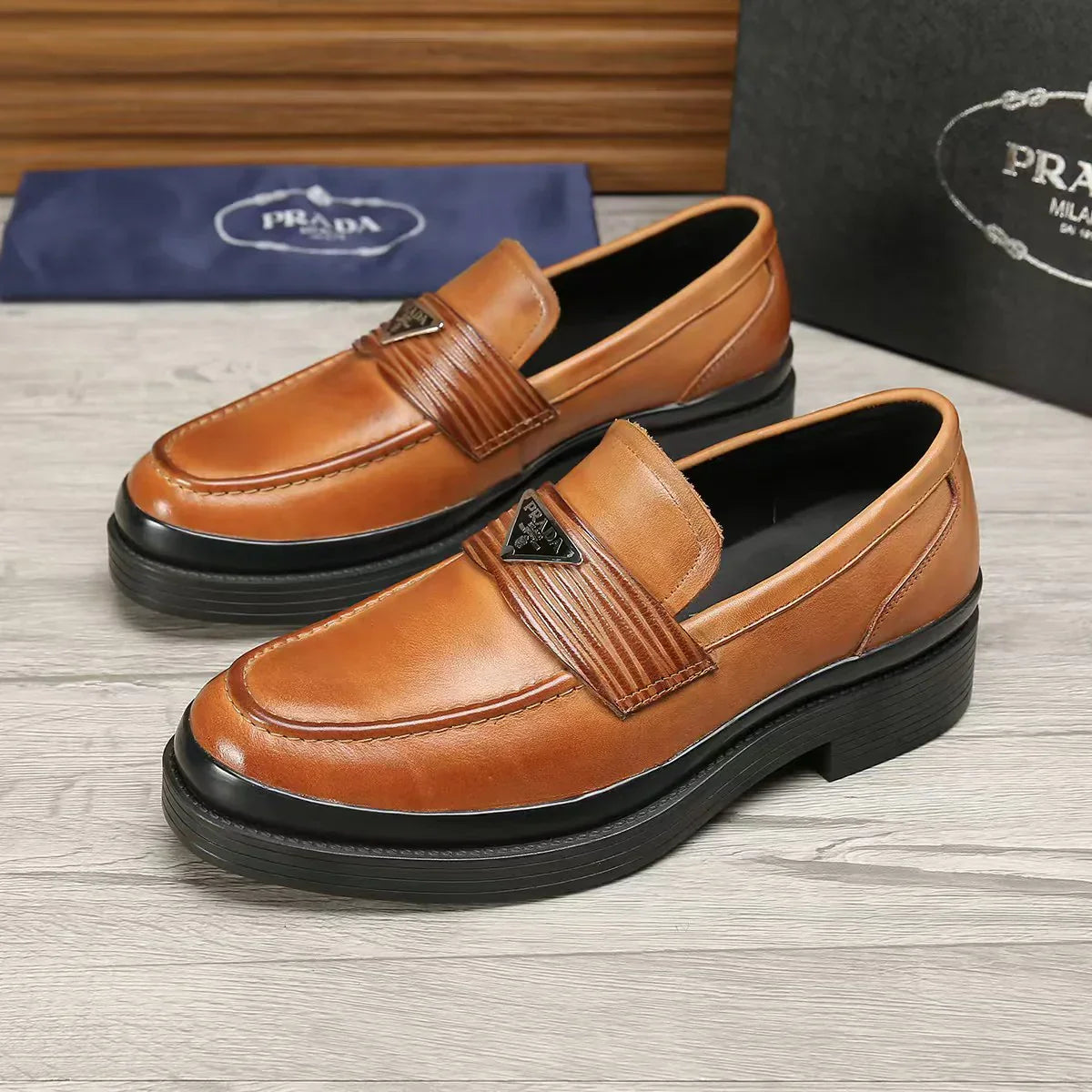 Men's Fashion Casual Leather Shoes 1025042216